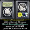 Image 1 : 1995-p Special Olympics Modern Commem Dollar $1 Graded Gem++ Proof DCAM by USCG (fc)