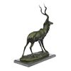 Image 6 : Kudu Antelope Gazelle or Impala Bronze Sculpture 14" x 10.5"