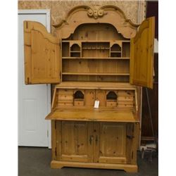 Custom Made Pine Drop Front Secretary