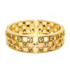 Image 1 : Goldtone & Clear Rhinestone Bangle Hinge Bracelet