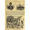 Image 7 : Antique Magazine Compilation Harper's Weekly A Journal Of Civilization 1862 Civil War Era Leather Bi