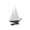 Image 1 : Wooden Endeavour Model Sailboat Decoration 16"