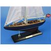 Image 4 : Wooden Endeavour Model Sailboat Decoration 16"