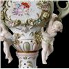 Image 2 : Pair of Porcelain Cherubs & Floral Vases