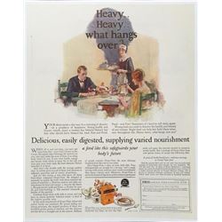 1925 Grape Nuts Advertisement