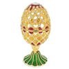 Image 3 : Oriental Style Royal Inspired Russian Egg 4.8 Inches