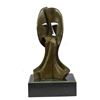 Image 1 : Pablo Picasso Tribute Face Mask Bronze Sculpture 11" x 6"