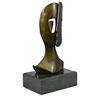 Image 5 : Pablo Picasso Tribute Face Mask Bronze Sculpture 11" x 6"