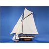 Image 2 : Wooden Columbia Model Sailboat Decoration 60"