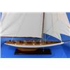 Image 8 : Wooden Columbia Model Sailboat Decoration 60"