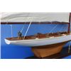 Image 9 : Wooden Columbia Model Sailboat Decoration 60"