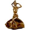 Image 1 : Signed Brines Hand Crafted Jewelry Tray Bronze Sculpture Statue Figurine Decor