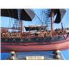 Image 4 : Wooden Caribbean Pirate Ship Model Limited 26" - Black Sails