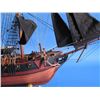 Image 5 : Wooden Caribbean Pirate Ship Model Limited 26" - Black Sails