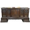 Image 1 : Gothic Revival Carved Quartersawn Oak Sideboard