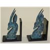 Image 8 : Impala Gazelle Antelope Bronze Metal Bookend Sculpture on Marble (Pair) 10" x 6"