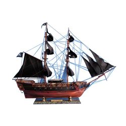 Wooden Caribbean Pirate Ship Model Limited 36" - Black Sails