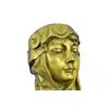 Image 5 : Art Deco Gilt Bronze Female Goddess Bust Bronze Sculpture Great Detail Statue