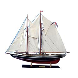 Wooden Bluenose 2 Limited Model Sailboat Decoration 35"