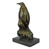 Image 8 : Mother Penguin & Chick Bronze Sculpture 14" x 8"