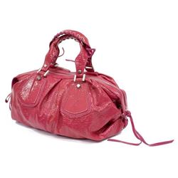 Francesco Biasia Pink Patent Leather Hobo Bag