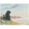 Image 3 : 19thc Signed, Fisher's Bay Landscape Painting