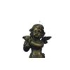 Image 4 : Vintage Style Bronze Cherubim Urn Jewelry Box 8.5" x 6"