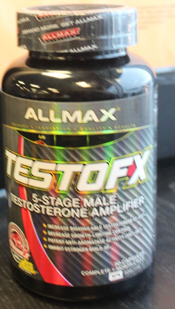 Testofx Label ALLMAX TESTOFX, 5 STAGE MALE TESTOSTERONE