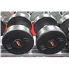 Image 1 : PAIR OF 50LB DUMBELLS