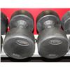 Image 1 : PAIR OF 80LB DUMBELLS