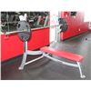 Image 1 : CYBEX BENCH PRESS WITH STRAIGHT BAR & TWO 45LB WEI