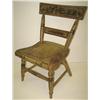 Image 1 : PAINT DECORATED CHILD'S CHAIR