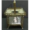 Image 1 : MARY GREGORY GLASS OIL LAMP