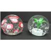 Image 1 : PAIR OF ITALIAN GLASS PAPERWEIGHTS