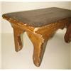 Image 2 : PRIMITIVE GRAIN PAINTED FOOT STOOL