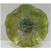 Image 2 : GREEN CARNIVAL GLASS BOWL