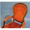 Image 2 : VICTORIAN WALNUT LADIES' ARM CHAIR