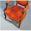 Image 3 : VICTORIAN WALNUT LADIES' ARM CHAIR