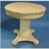 Image 1 : ANTIQUE WICKER EMPIRE STYLE LAMP TABLE