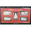 Image 1 : WONDERS OF AMERICA 1 OZ. SILVER BAR SET