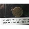Image 2 : LOT OF 10 COPPER AND NICKEL INDIAN HEAD CENTS