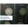 Image 2 : LOT OF 10 CIRCULATED BARBER QUARTERS