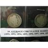 Image 3 : LOT OF 10 CIRCULATED BARBER QUARTERS