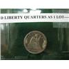 Image 3 : LOT OF FOUR SEATED LIBERTY QUARTERS