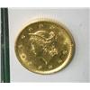 Image 1 : 1853 $1 GOLD LIBERTY HEAD COIN