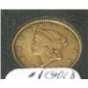 Image 1 : 1853 $1 GOLD LIBERTY HEAD COIN