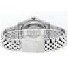 Image 4 : Rolex Mens Stainless Steel Black Diamond 36MM Datejust Wristwatch