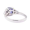 Image 3 : 1.80 ctw Blue Sapphire And Diamond Ring - Platinum