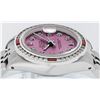 Image 7 : Rolex Ladies Stainless Steel Pink Diamond & Channel Ruby Datejust Wristwatch