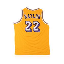 PSA Certified Elgin Baylor Autographed Basketball Jersey